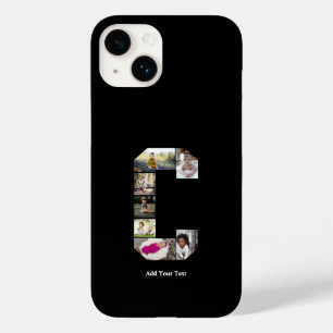 Design Your Own Letter C Photo Collage Case-Mate iPhone 14 Case