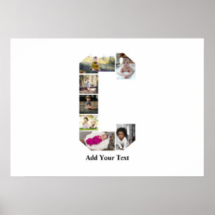 Design Your Own Letter C Photo Collage Poster