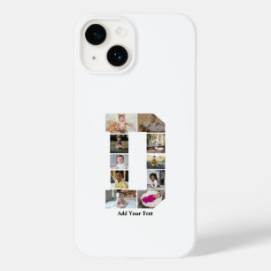 Design Your Own Letter D Photo Collage Case-Mate iPhone 14 Case