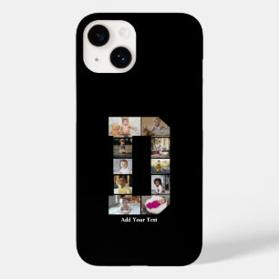 Design Your Own Letter D Photo Collage Case-Mate iPhone 14 Case