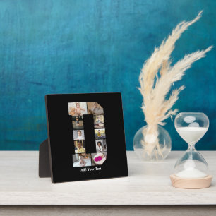 Design Your Own Letter D Photo Collage Plaque