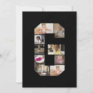 Design Your Own Letter G Photo Collage Announcement