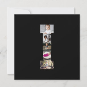 Design Your Own Letter I Photo Collage Holiday Card