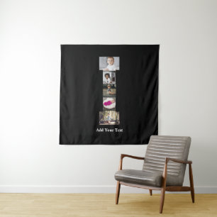 Design Your Own Letter I Photo Collage Tapestry