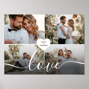 Design Your Own Love Collage Photography Poster