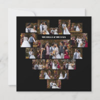 Design Your Own Love Heart Shaped Photo Collage