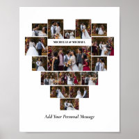 Design Your Own Love Heart Shaped Photo Collage