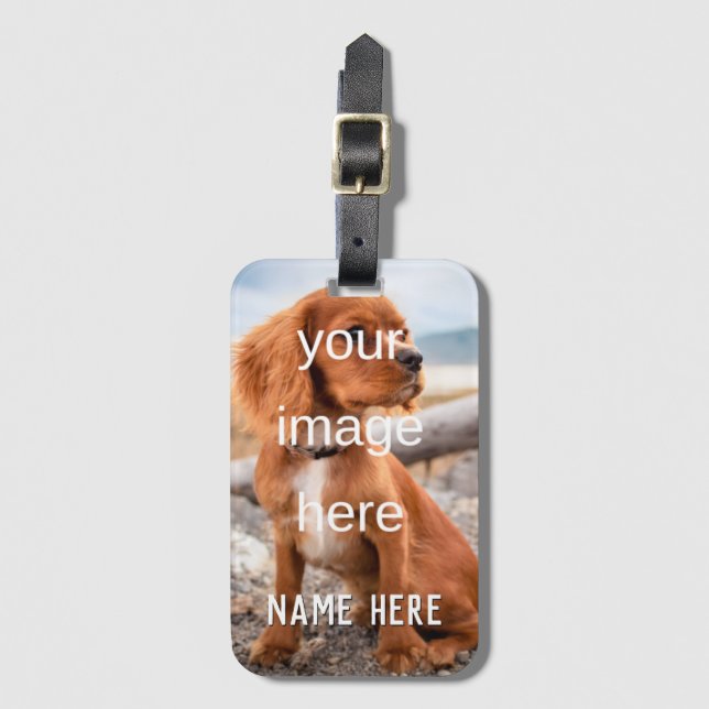 DESIGN YOUR OWN LUGGAGE TAG (Front Vertical)