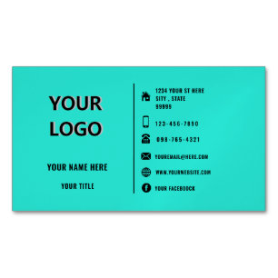 Design Your Own Magnetic Business Card Template