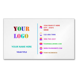 Design Your Own Magnetic Business Card Template