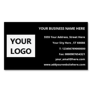 Design Your Own Magnetic Business Card Template