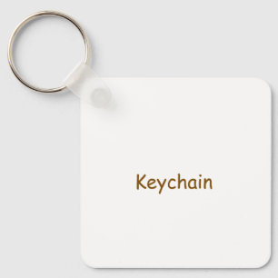 Design Your Own Metal Square Key Ring