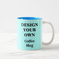 Design Your Own Mug - Light Blue
