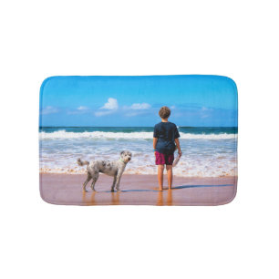 Design Your Own Pet Photo Bath Mat Gift