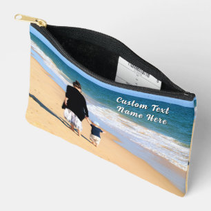 Design Your Own Photo and Custom Text Personalised Accessory Pouch