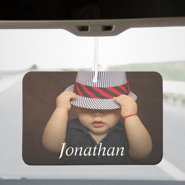 Design Your Own Photo And Name Personalised Car Air Freshener (Creator Uploaded)