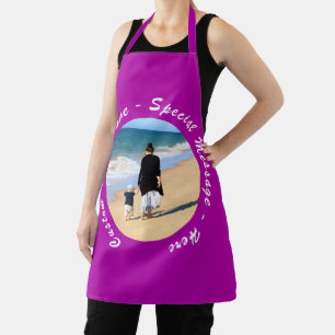 Design Your Own Photo Apron with Custom Text