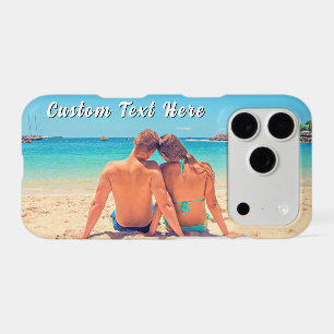 Design Your Own Photo iPhone Case Gift with Text