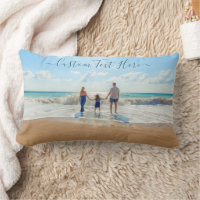 Design Your Own Photo Pillow Personalized Text