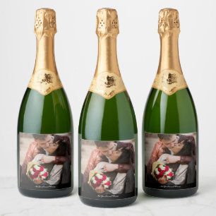 Design Your Own Photo  Sparkling Wine Label