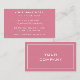 Design Your Own Professional Business Card