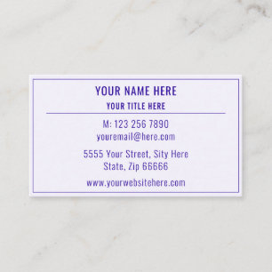 Design Your Own Promotional Business Card Template