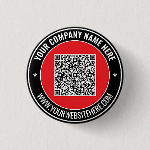 Design Your Own Promotional QR Code Button Example