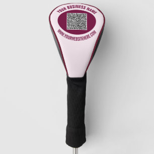 Design Your Own QR Code and Text Golf Head Cover