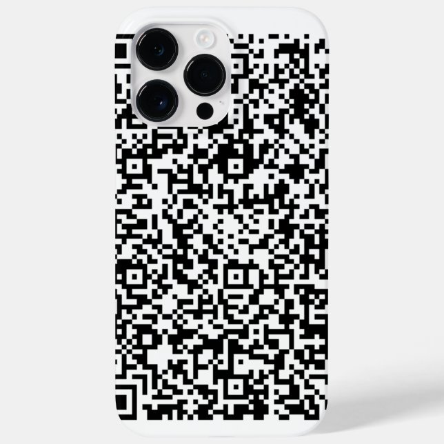 Design Your Own QR Code iPhone Case Custom Colour (Back)