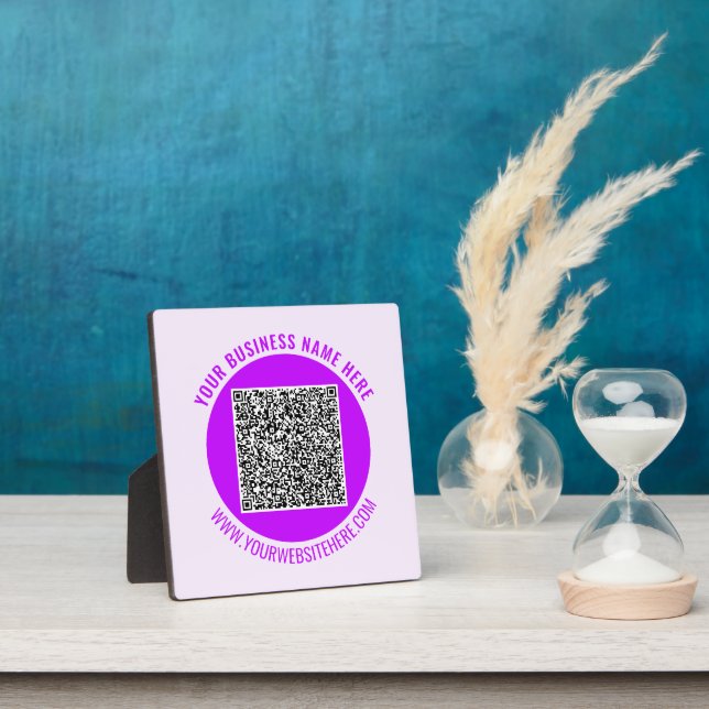 Design Your Own QR Code Plaque Template (Insitu)