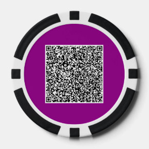 Design Your Own QR Code Poker Chips Template