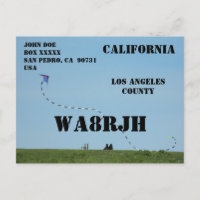 Design Your Own QSL HAM Radio Operator Kite Flight