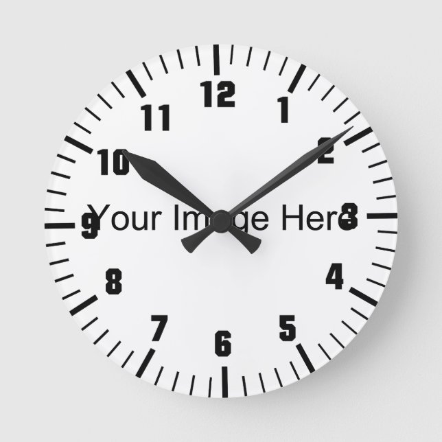 Design your own round clock (Front)