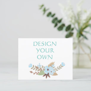 Design Your Own Save The Date Announcement Postcard