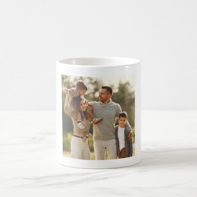 Design Your Own Single Photo Coffee Mug (Center)