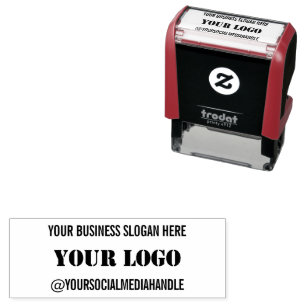 Design Your Own Social Media Self-inking Stamp