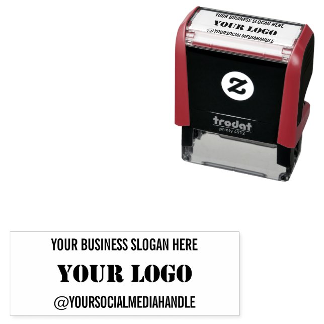 Design Your Own Social Media Self-inking Stamp (In Situ)