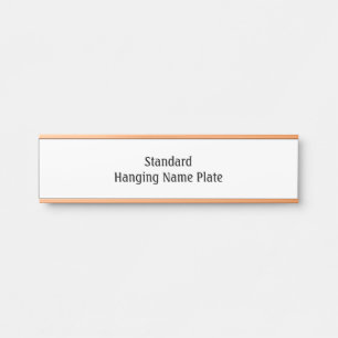 Design Your Own Standard Rose Hanging Name Plate