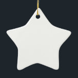 Design Your Own Star Ornament<br><div class="desc">Design Your Own Star Ornament. choose your own colour background and add your own creative text or image</div>