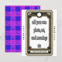 Design Your Own Tarot Card