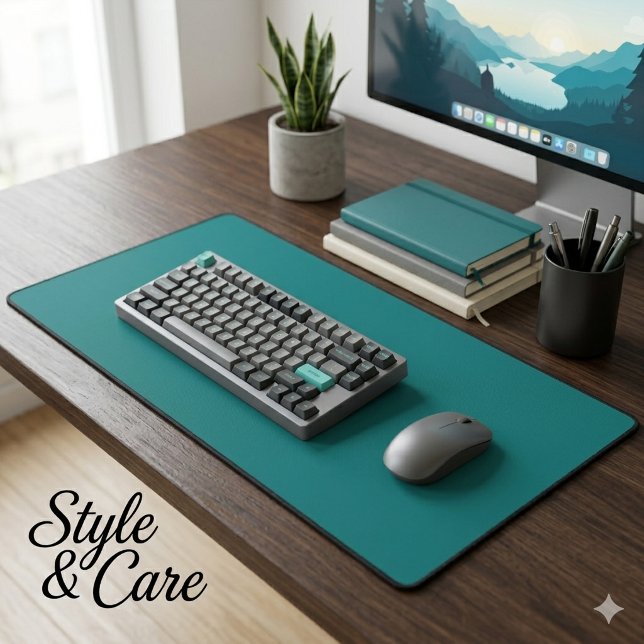 Design Your Own Teal Desk Mat (Design Your Own Teal Desk Mat)