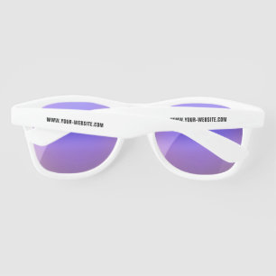 Design Your Own Text Info Promotional Sunglasses