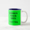 Design Your Own Travel Mug - Green and Silver