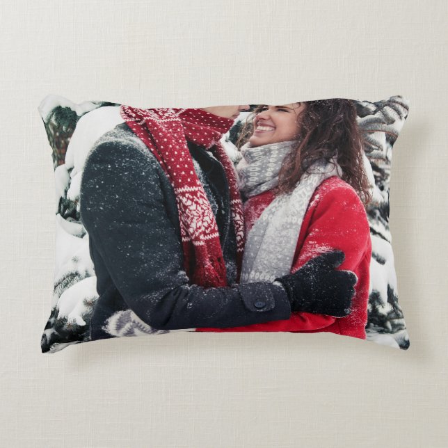 Design Your Own Two Sided Photo Decorative Cushion (Front)