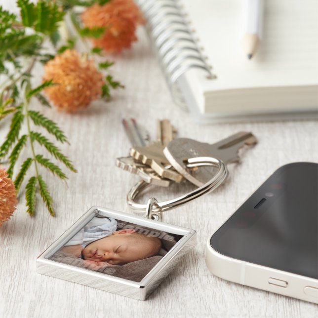 Design Your Own Unique Personalised Key Ring (Side)