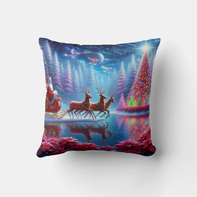 Design Your Personalised Custom Printed Christmas Cushion (Back)