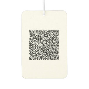 Design Your QR Code Personalised Car Air Freshener