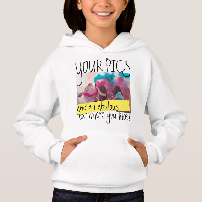 Design your Sweatshirt! Personalised Photo Kids (Front)