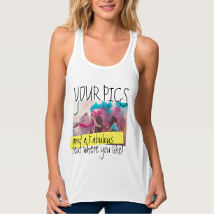 Design your Tank Top! Personalised Photo T-Shirt