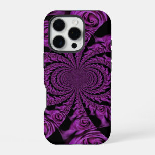 Design your Valentine Purple Passion Kaleidoscope iPhone 16 Pro Case
